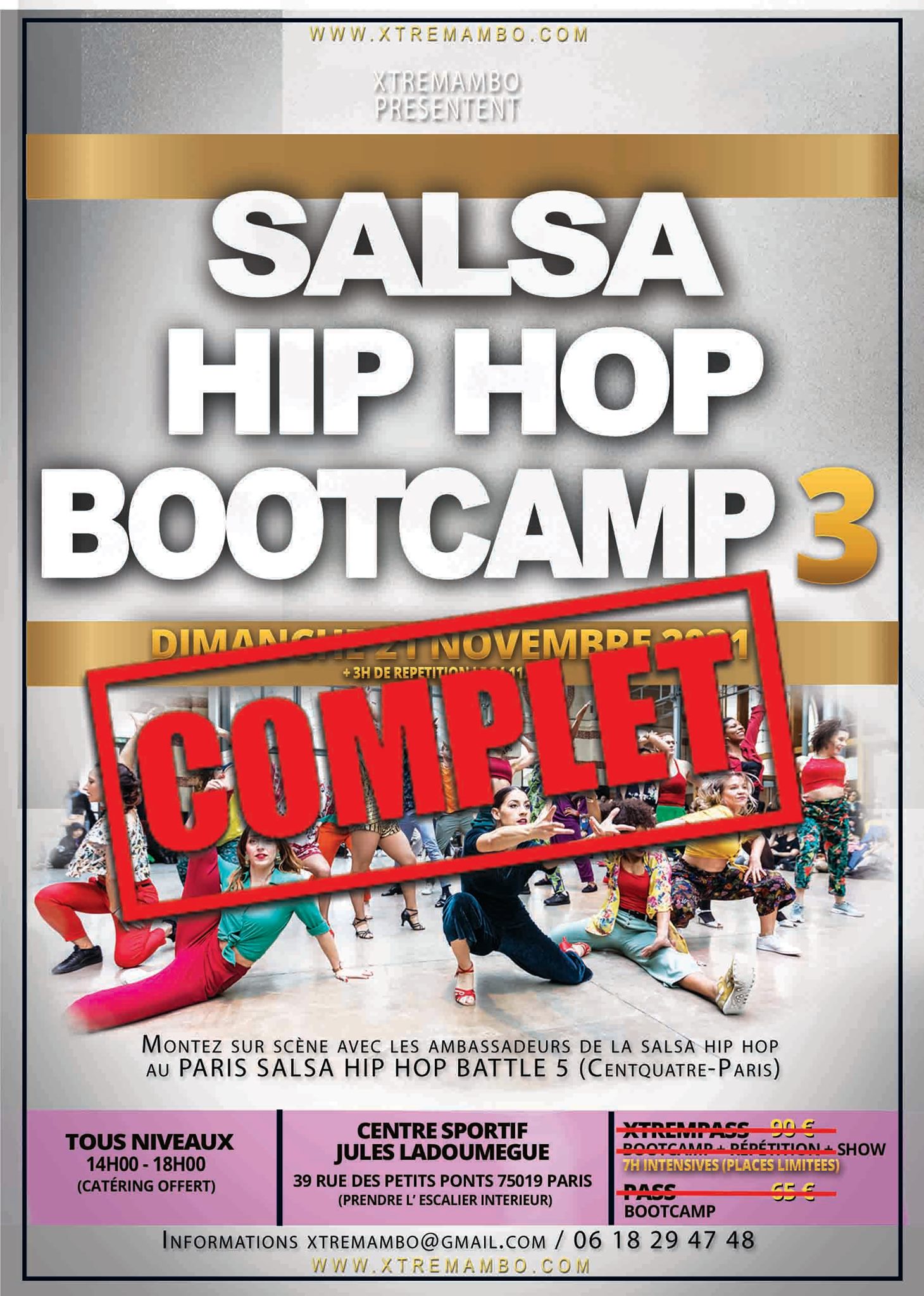 Salsa Hip Hop, Salsa Hip HOp Bootcamp 3, Xtremambo, Salsa Hip Hop Paris, rodrigue lino,