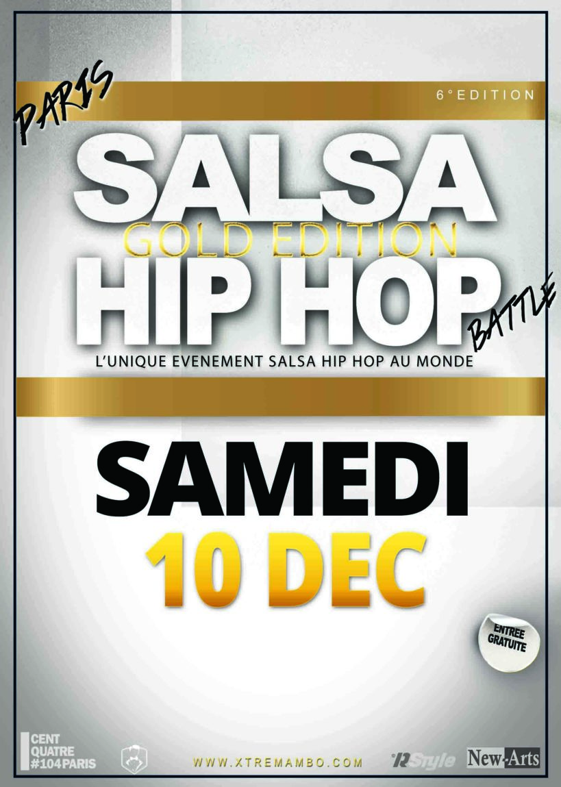 Paris salsa hip hop battle, centquatre paris, xtremambo, salsa hip hop fusion, danse fusion, lino el maestro, rodrigue LIno